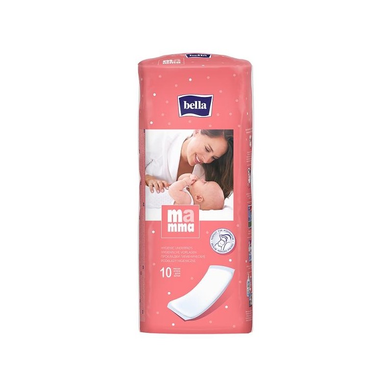 BELLA - Podkład higieniczny MAMMA - 34x11 cm z folią - (10 szt.)