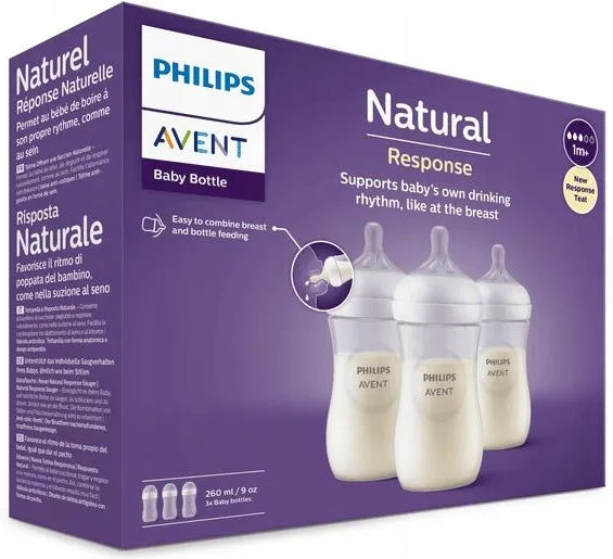 AVENT SCY903/03 - Butelka Natural Response 260 ml - 3 sztuki