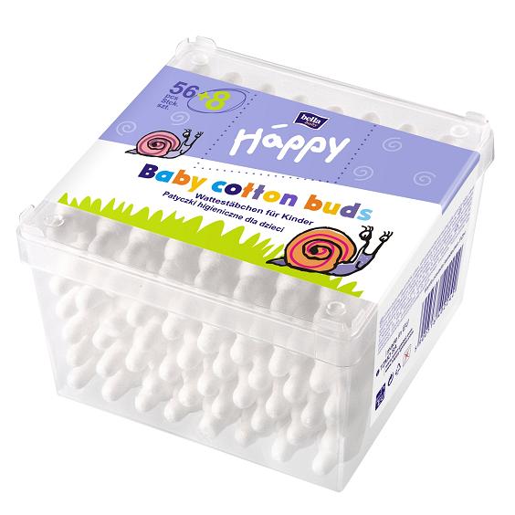 Bella Baby Happy Papierowe Patyczki Higieniczne 56Szt