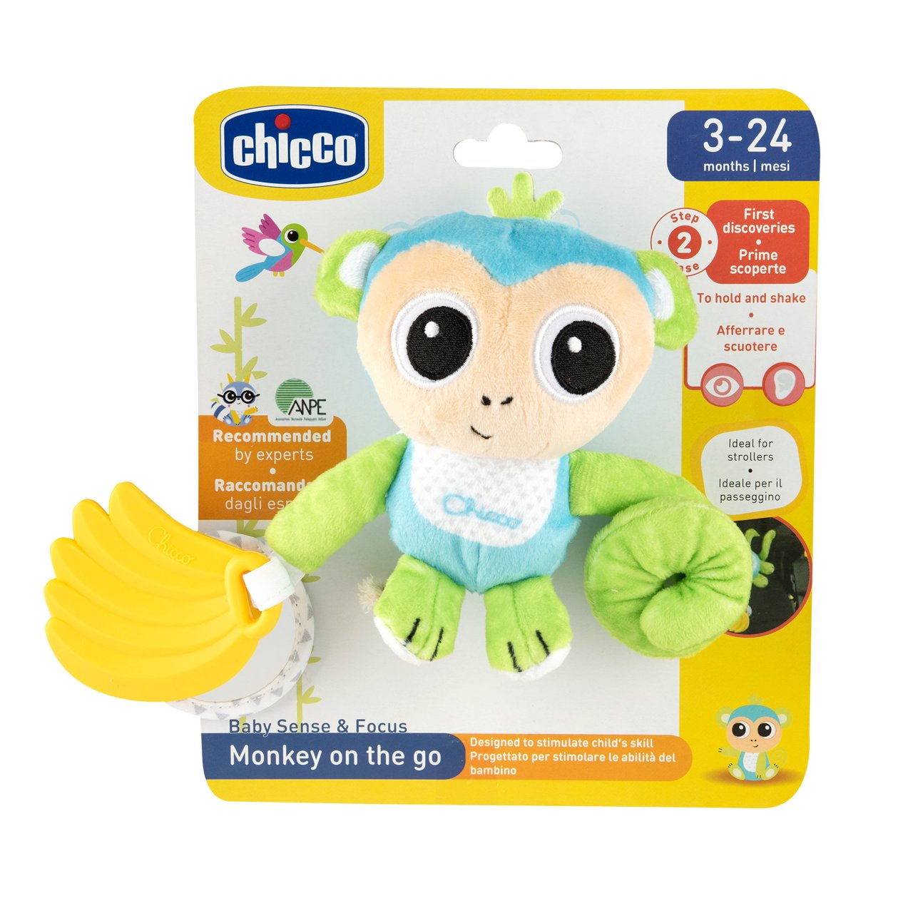 CHICCO 00011568000000 - Zawieszka do wózka Małpka