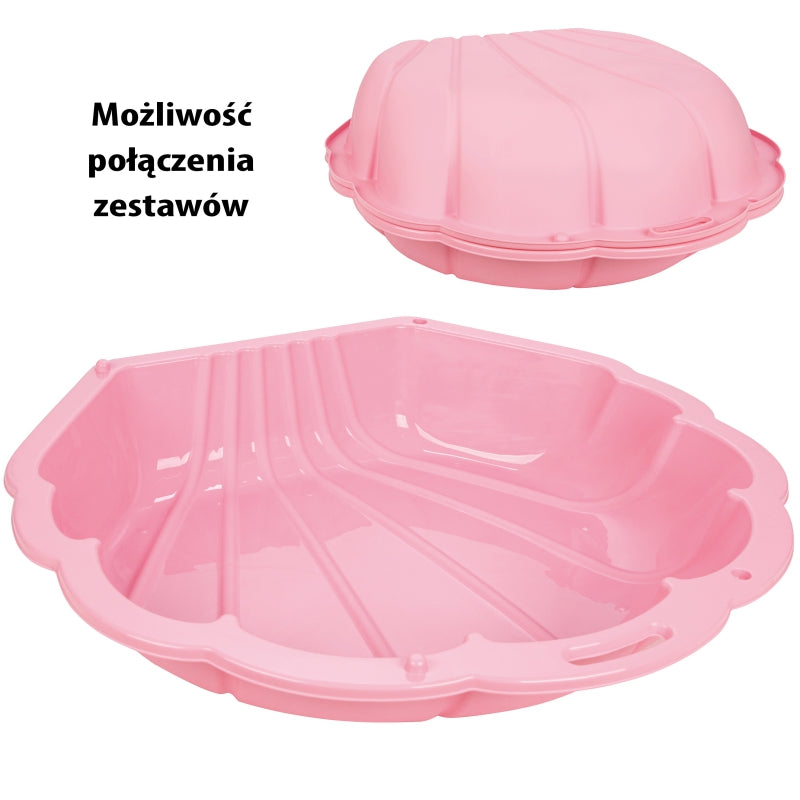 WOOPIE 31460 Piaskownica muszelka różowa
