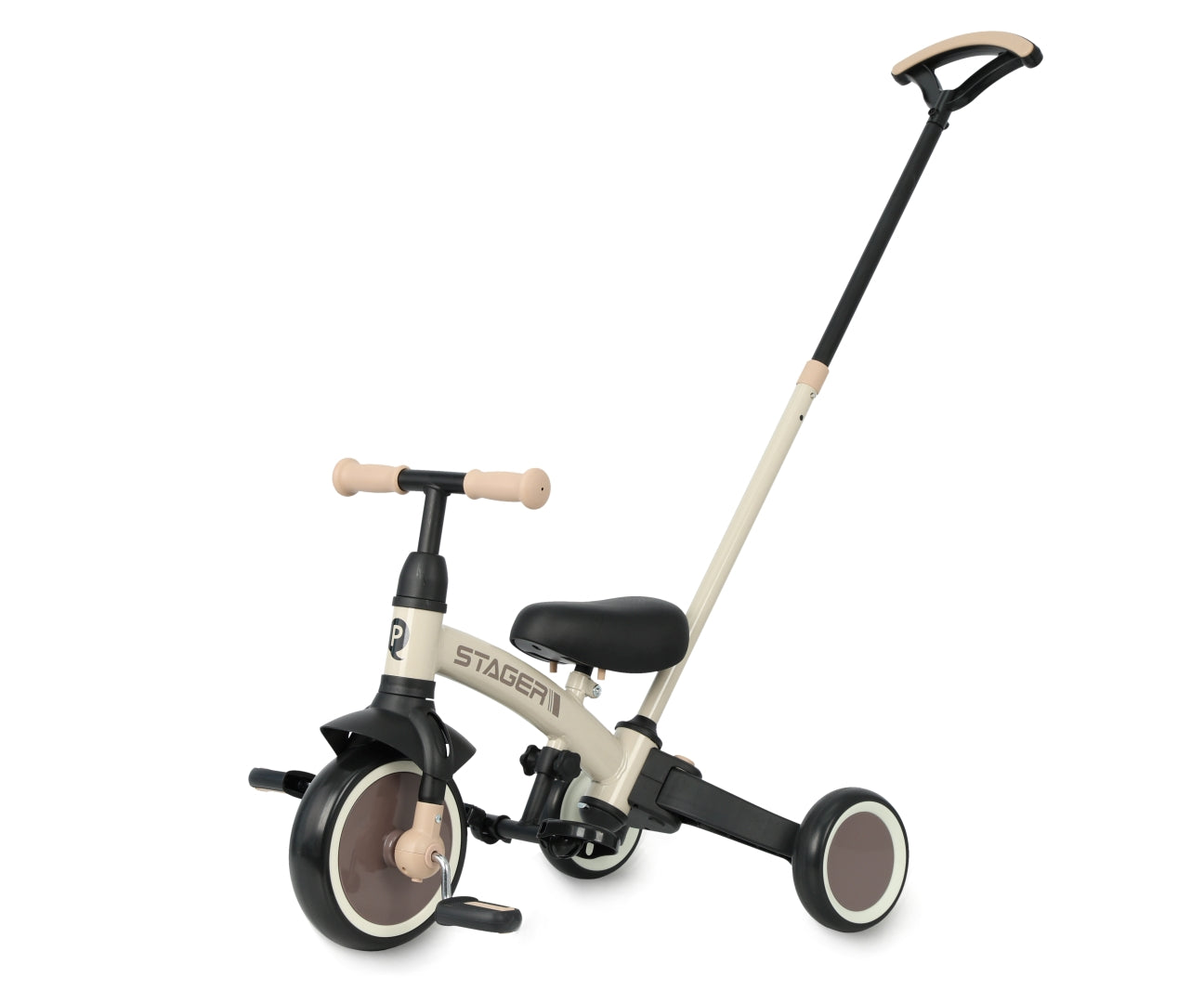 MILLY MALLY 6278 Rowerek trójkołowy Stager 3w1 brown
