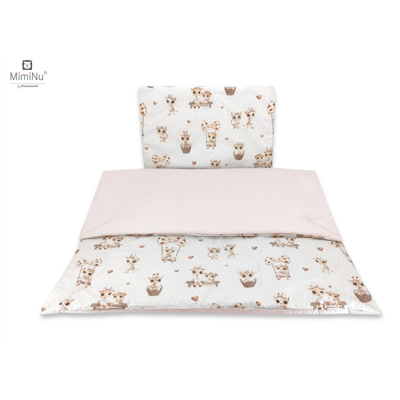 KIECZMERSKI 5912040 - Pościel C-2 100x135 cm MIMINU DESIGN Żyrafki z wypełnieniem
