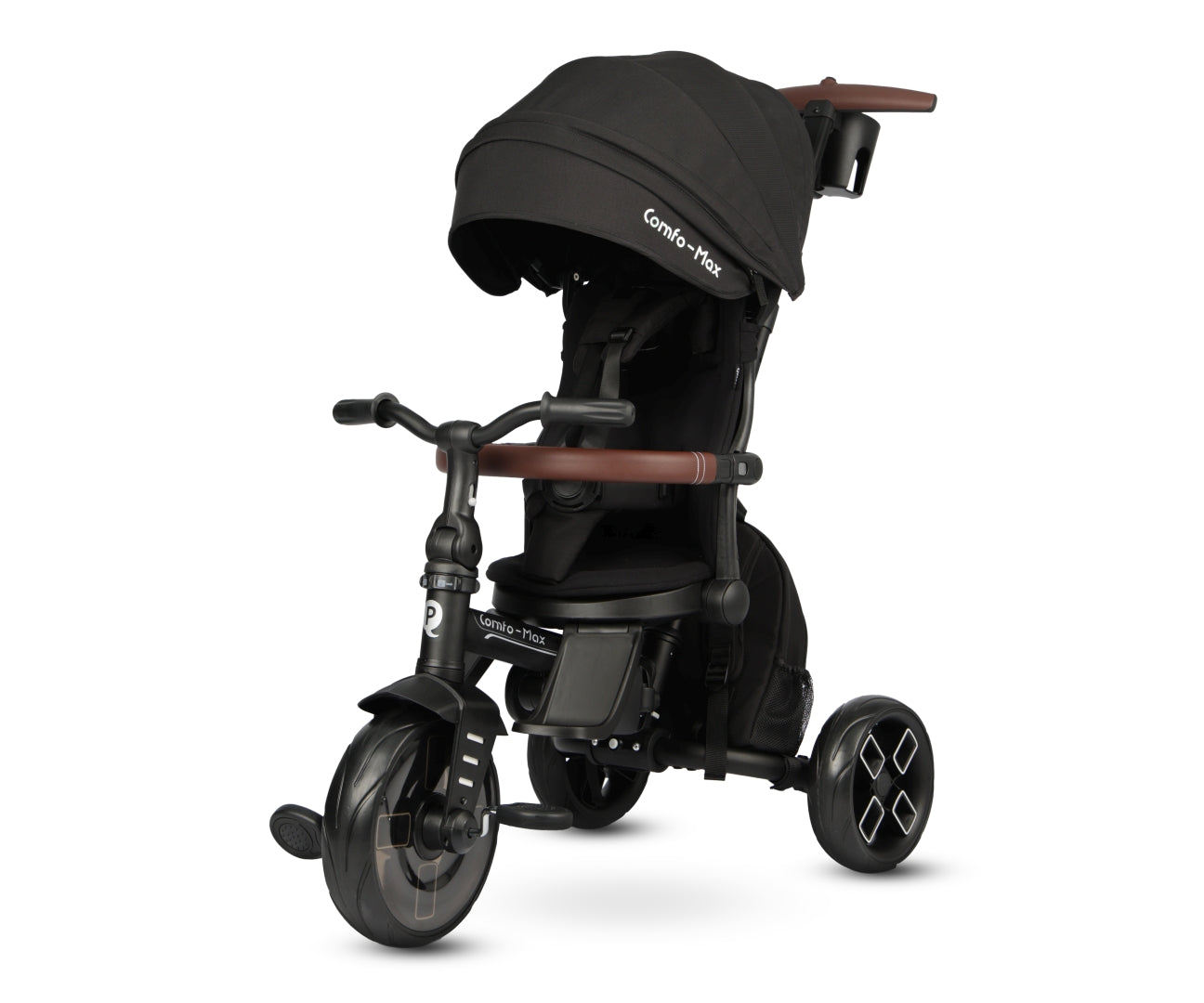 MILLY MALLY 6300 Qplay Rowerek Trójkołowy Comfo Max Black