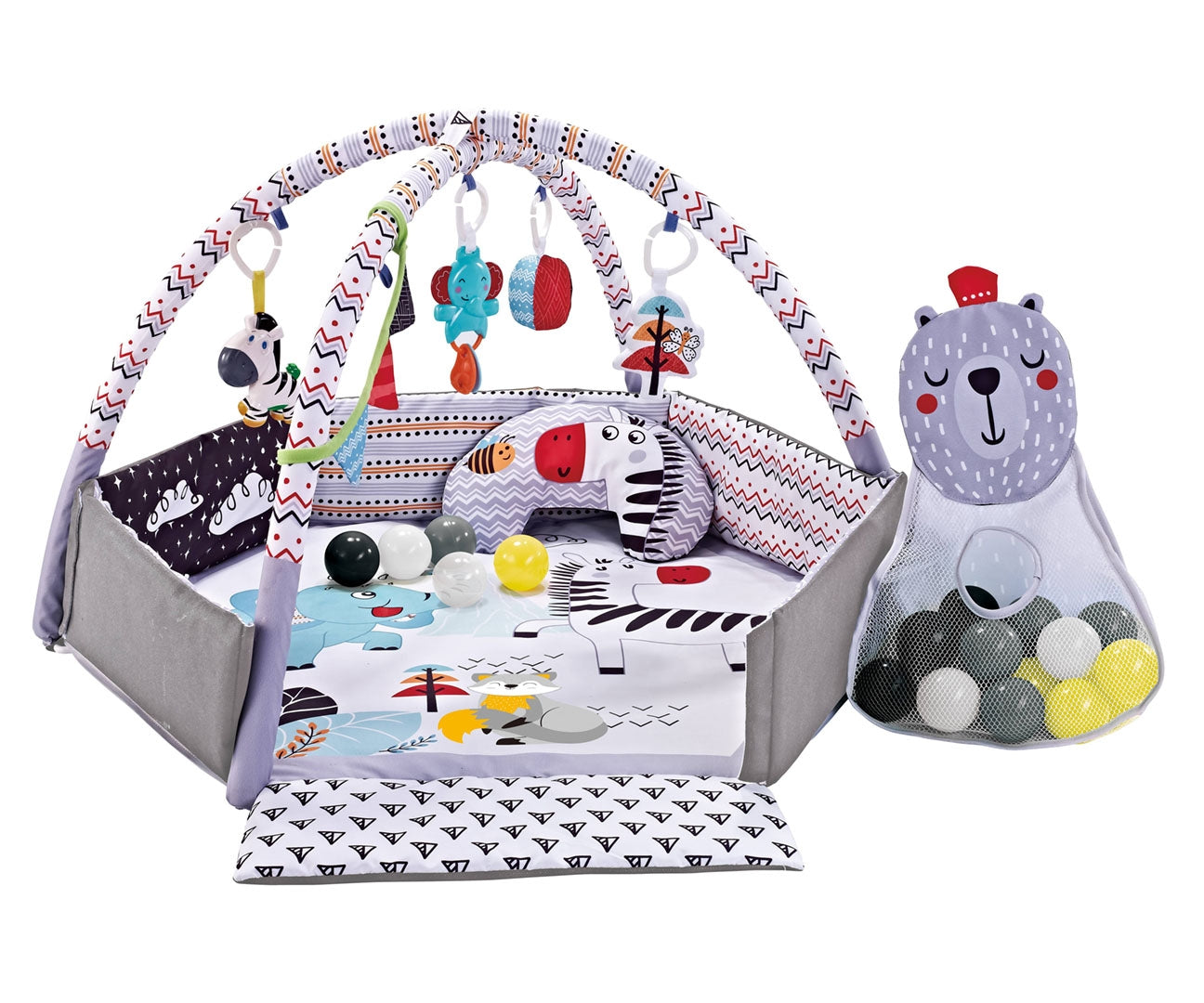 MILLY MALLY 6830 - TinyMini CC9639 Mata edukacyjna Śpiący Miś