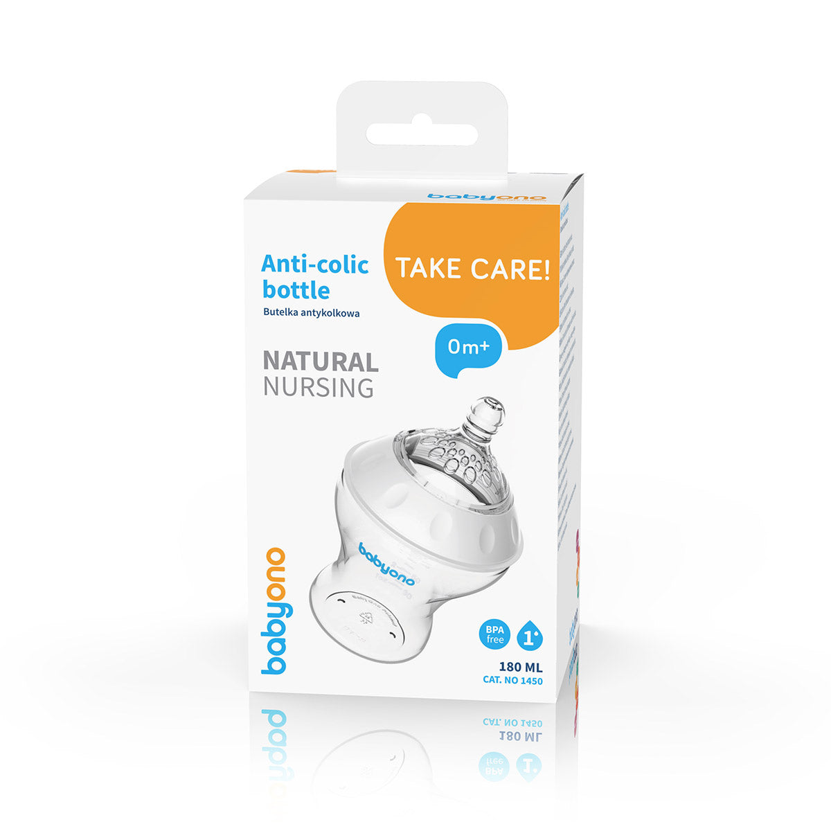 B.O.1450 - Butelka antykolkowa - (180ml) – Babyono – Natural Nursing