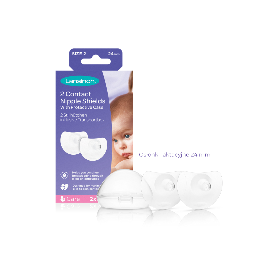 LANSINOH - Osłonki laktacyjne Nipple Shields - 2 sztuki (1 para)