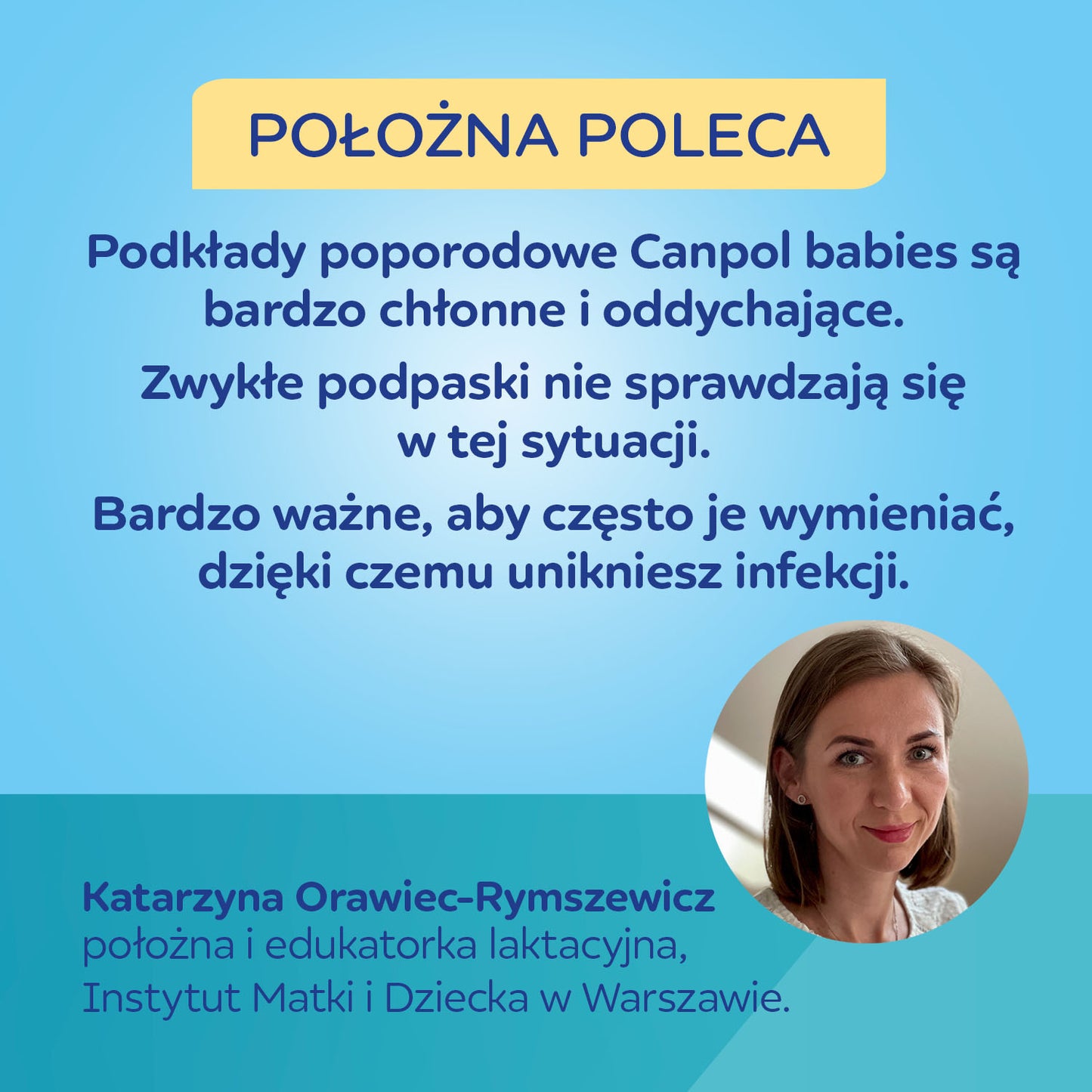 ..CANPOL 78/001 - Oddychające podkłady poporodowe NA NOC - (10szt.)