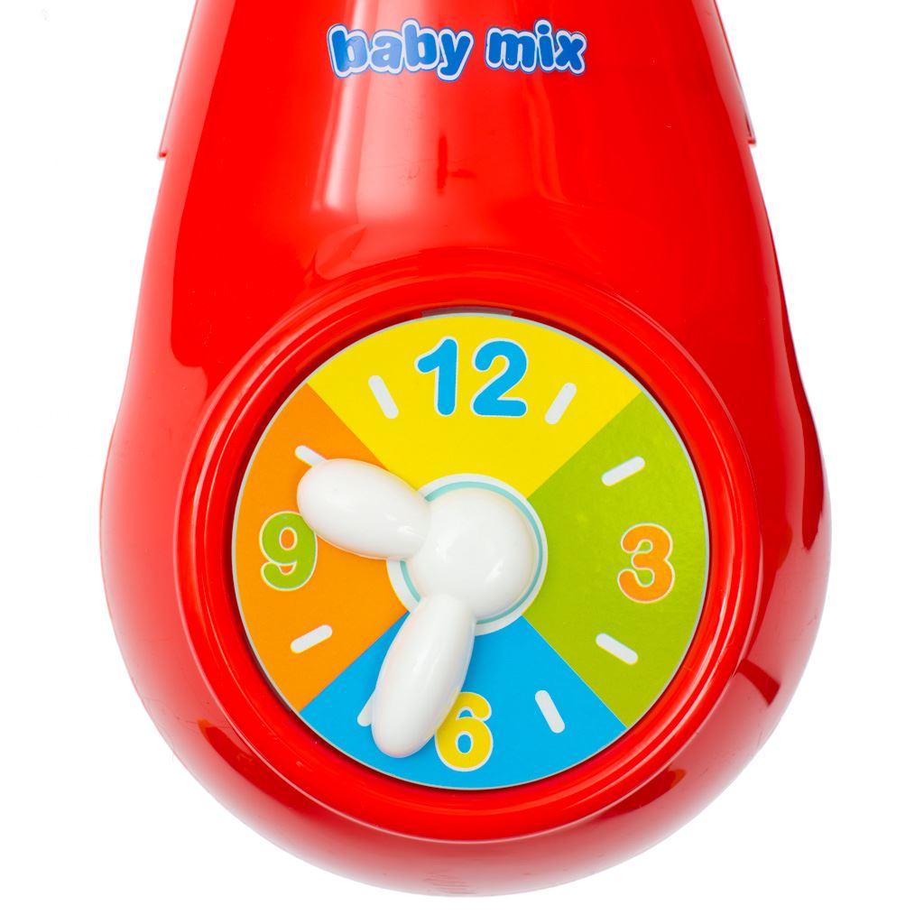 BABY MIX 37046 - Karuzelka plastikowa z projektorem czerwona