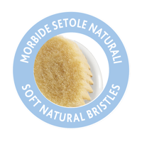 CHICCO 00006569100000 - SZCZOTKA+GRZEBIEŃ - naturalne włosie - RÓŻOWY