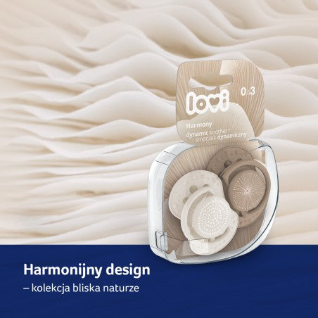 LOVI 22/905 - SMOCZEK silikonowy dynamiczny 2 szt. - (0-3m) - Harmony Girl