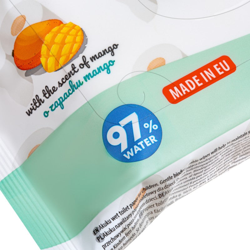 AKUKU A0030 - Nawilżany papier toaletowy - (50 szt.)