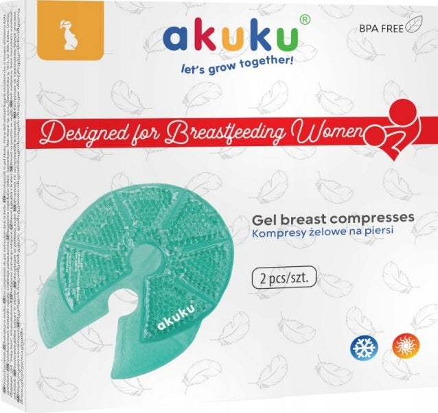 AKUKU A0534 - Kompresy żelowe na piersi - (2 szt)