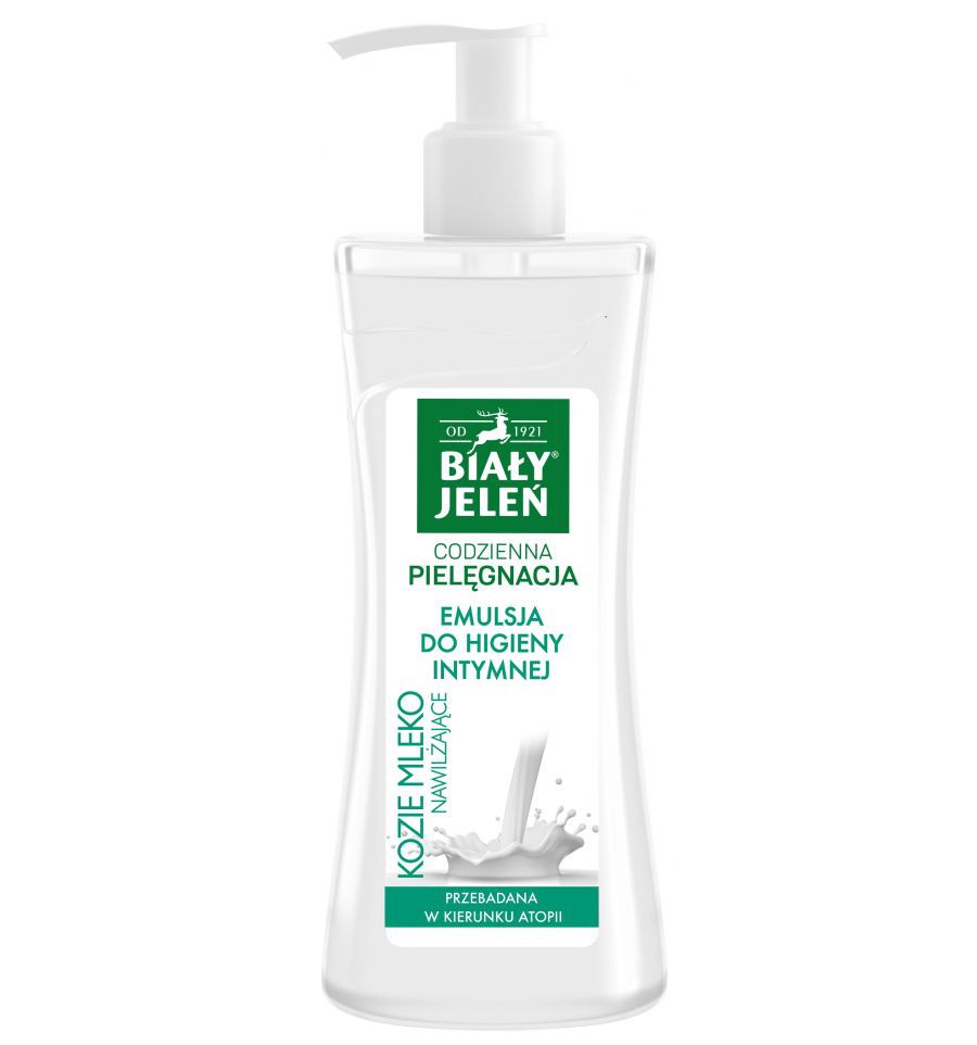 BIAŁY JELEŃ hipoalergiczna emulsja do HIGIENY INTYMNEJ KOZIE MLEKO 265ml
