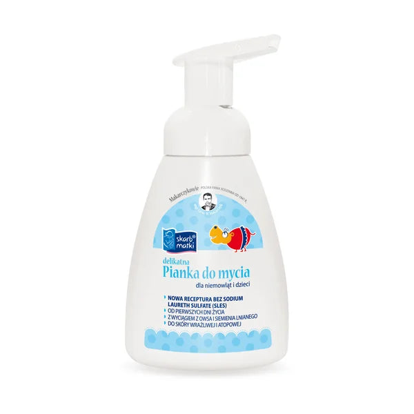 SKARB MATKI - Delikatna Pianka do mycia niemowląt - 250ml
