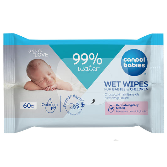 Canpol babies 14/200 – przód opakowania 60 chusteczek