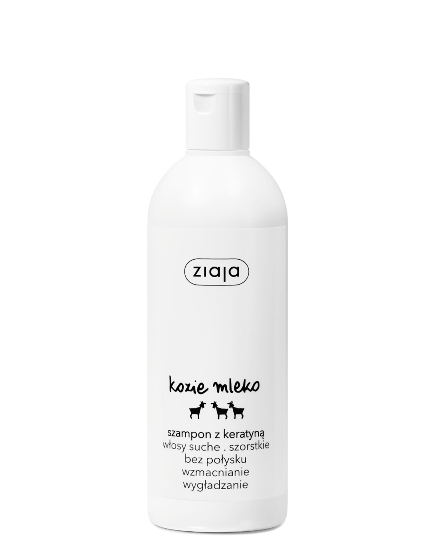 SZAMPON z keratyną  - Kozie Mleko - Ziaja - 400ml