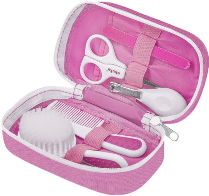 AKUKU A0458 -  Zestaw manicure - różowy