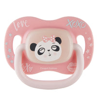 CANPOL 34/920 - Smoczek silikonowy - SYMETRYCZNY - (0-6m) - Panda
