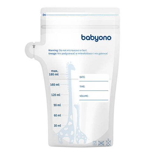 B.O.1084 - Woreczki do przechowywania pokarmu - 180 ml, 30 szt.