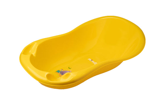 Tega Baby MN-004-124 Wanienka mała 86 cm Monsters z odpływem żółty - zdjęcie 1
