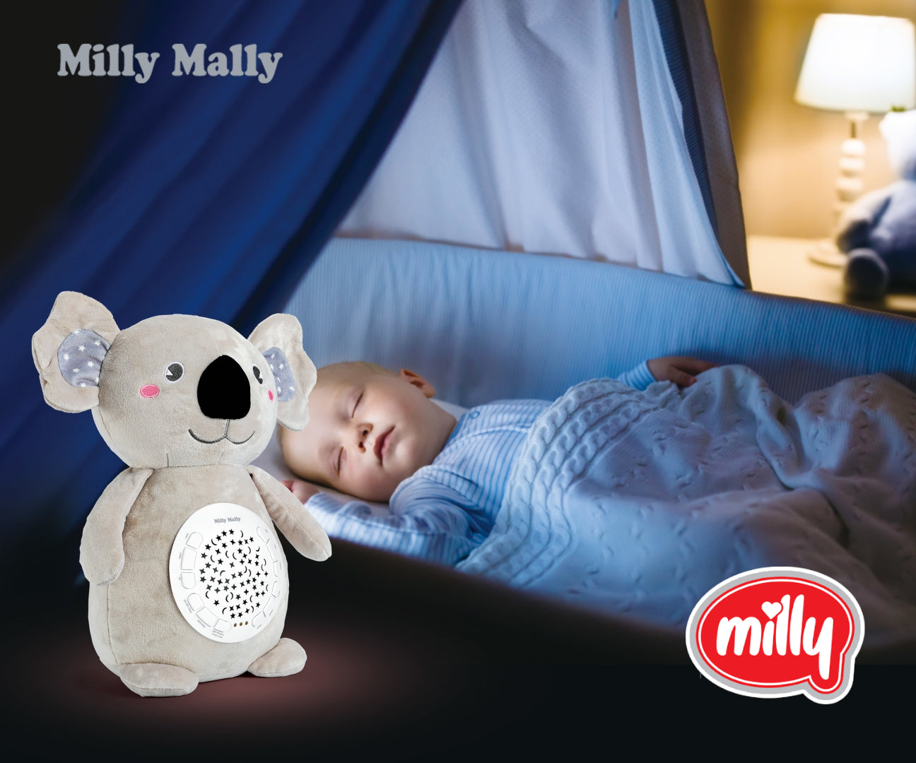 MILLY MALLY - Zabawka pluszowa z projektorem Milly