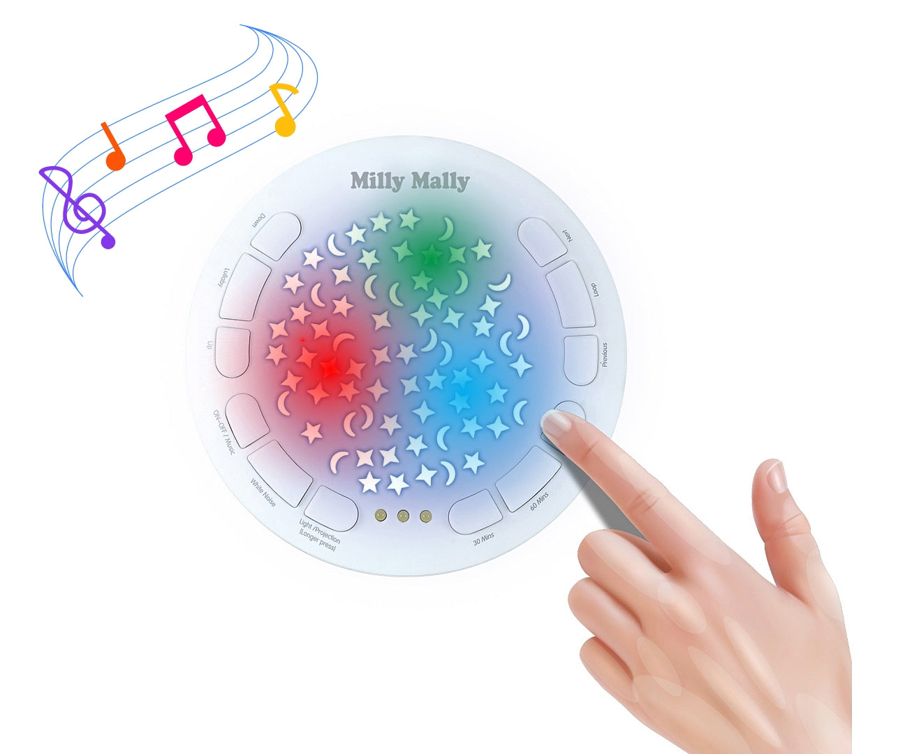 MILLY MALLY - Zabawka pluszowa z projektorem Milly