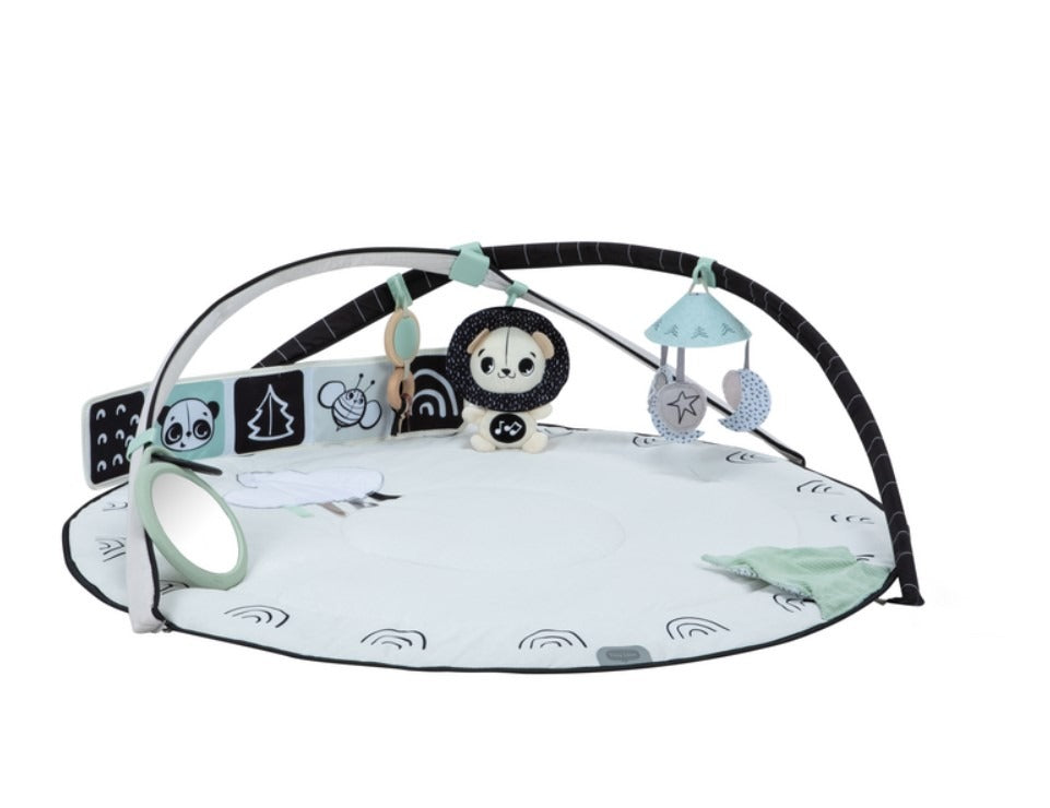TINY LOVE TL12092068 - Gimnastyka z pałąkiem i karuzelą 2w1 DECOR czarno/biały