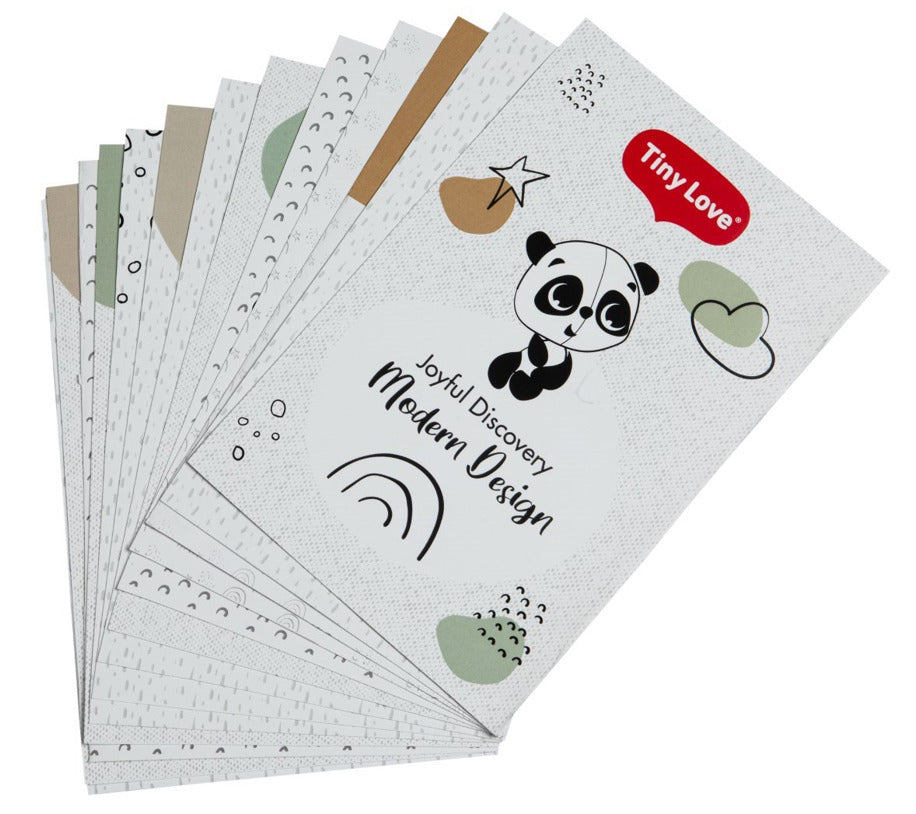 TINY LOVE TL12083068 - Gimnastyka dla Bobasa ze stojakiem DECOR LUXE czarno/biała
