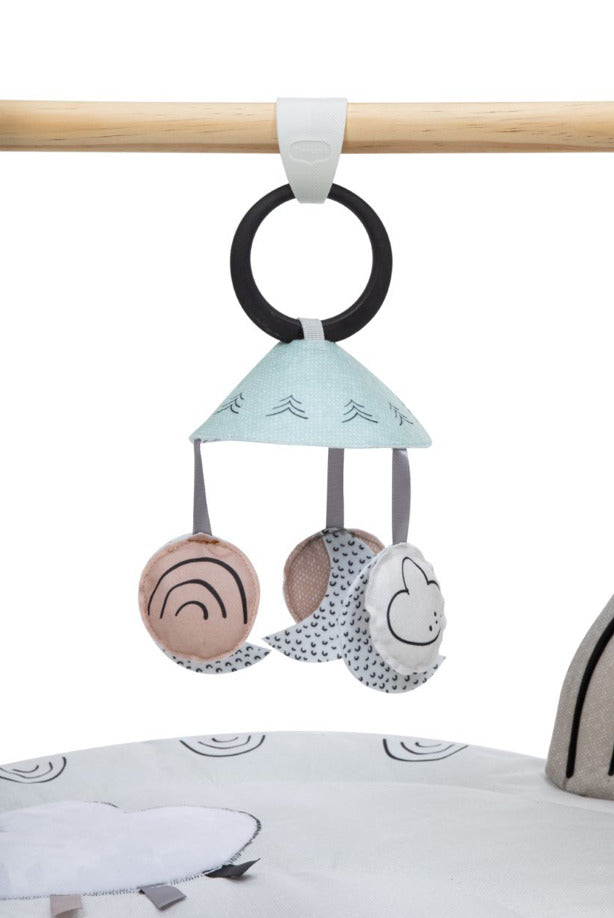 TINY LOVE TL12083068 - Gimnastyka dla Bobasa ze stojakiem DECOR LUXE czarno/biała
