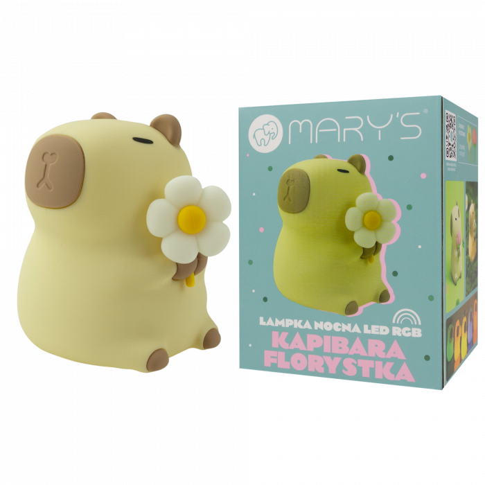 MARY'S MW61108 - Lampka nocna led Kapibara Florystka