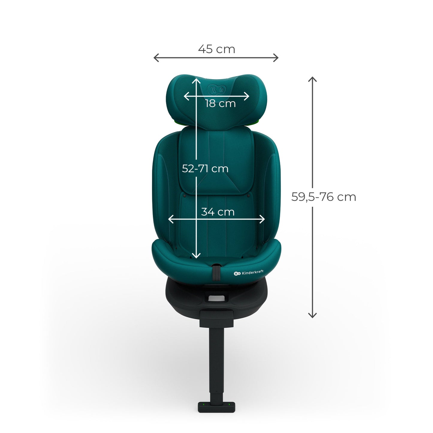 KINDERKRAFT I-360 2 PLUS i-Size fotelik samochodowy