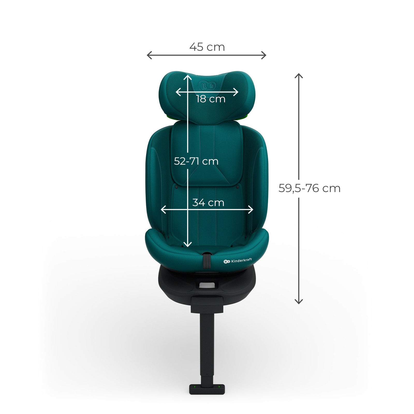 KINDERKRAFT I-360 2 PLUS i-Size fotelik samochodowy