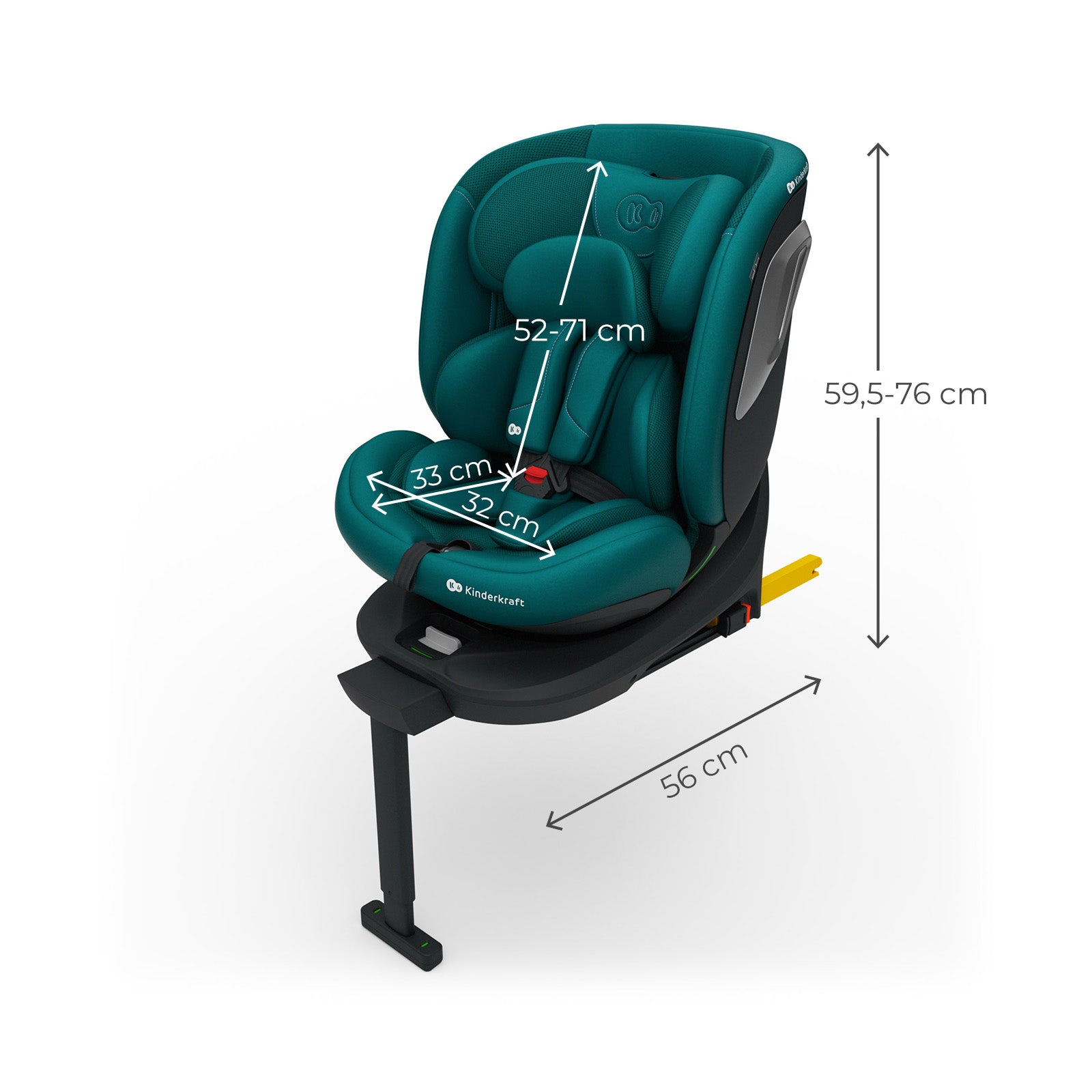 KINDERKRAFT I-360 2 PLUS i-Size fotelik samochodowy