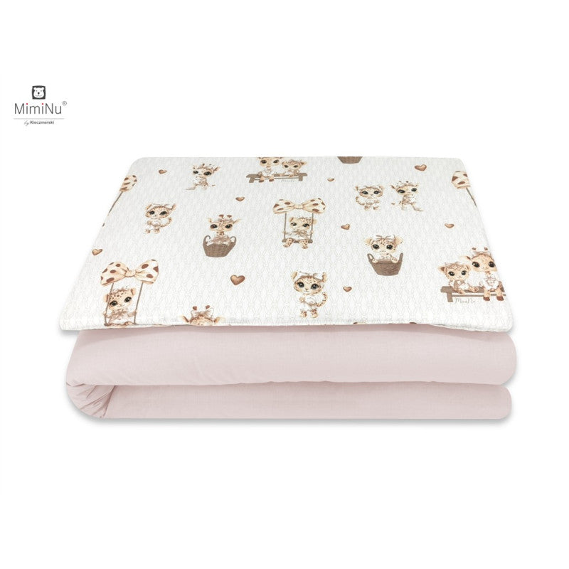 KIECZMERSKI 5912040 - Pościel C-2 100x135 cm MIMINU DESIGN Żyrafki z wypełnieniem