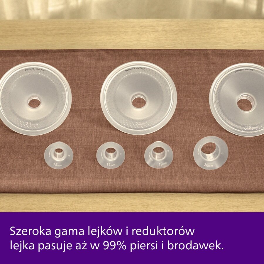AVENT SCF532/11 - Elektryczny podwójny laktator samonośny