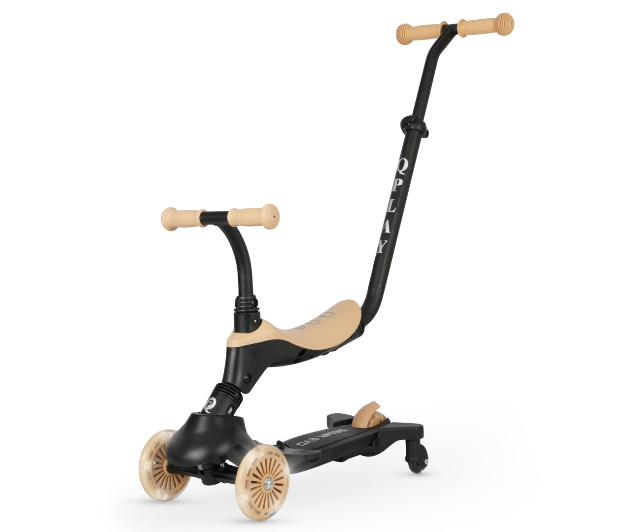 MILLY MALLY 6312 Qplay Hulajnoga Sema Evo 3w1 Khaki