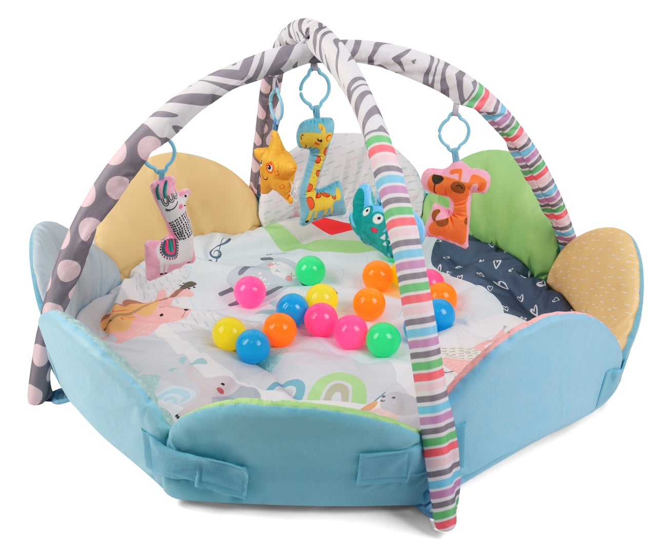 MILLY MALLY 6144(5) - TinyMini Mata edukacyjna 2w1 Kwiat