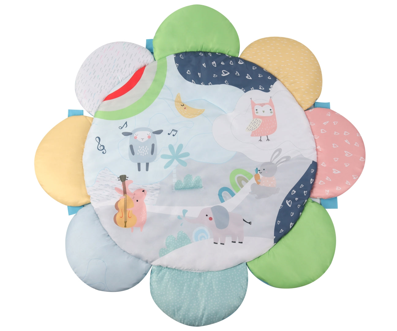 MILLY MALLY 6144(5) - TinyMini Mata edukacyjna 2w1 Kwiat