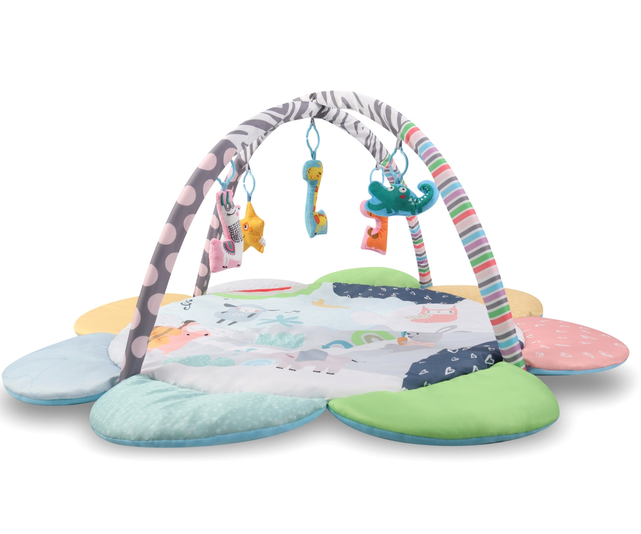MILLY MALLY 6144(5) - TinyMini Mata edukacyjna 2w1 Kwiat