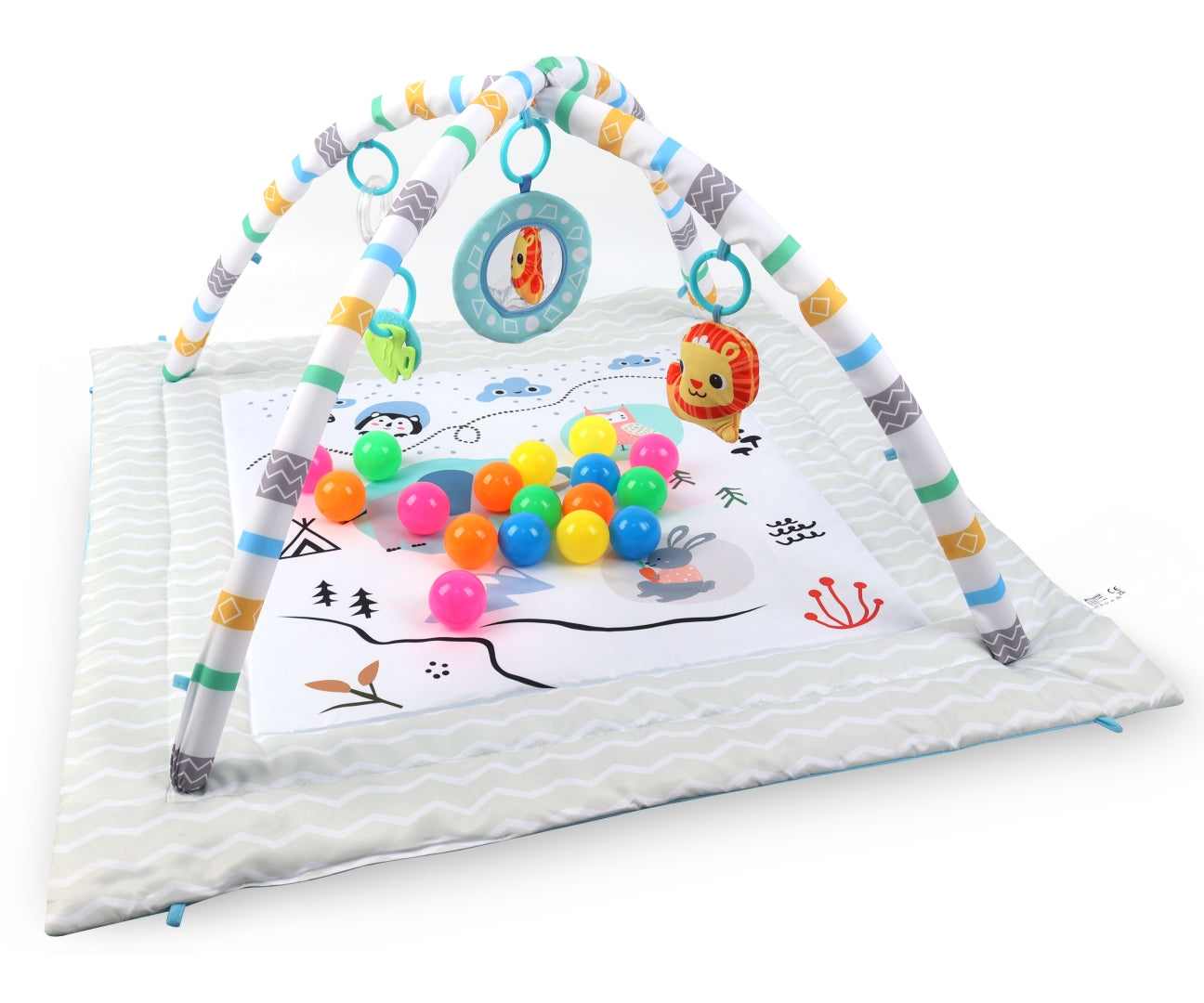 MILLY MALLY 6147 - TinyMini JL656-2A Mata edukacyjna 2w1 Zabawa w górach