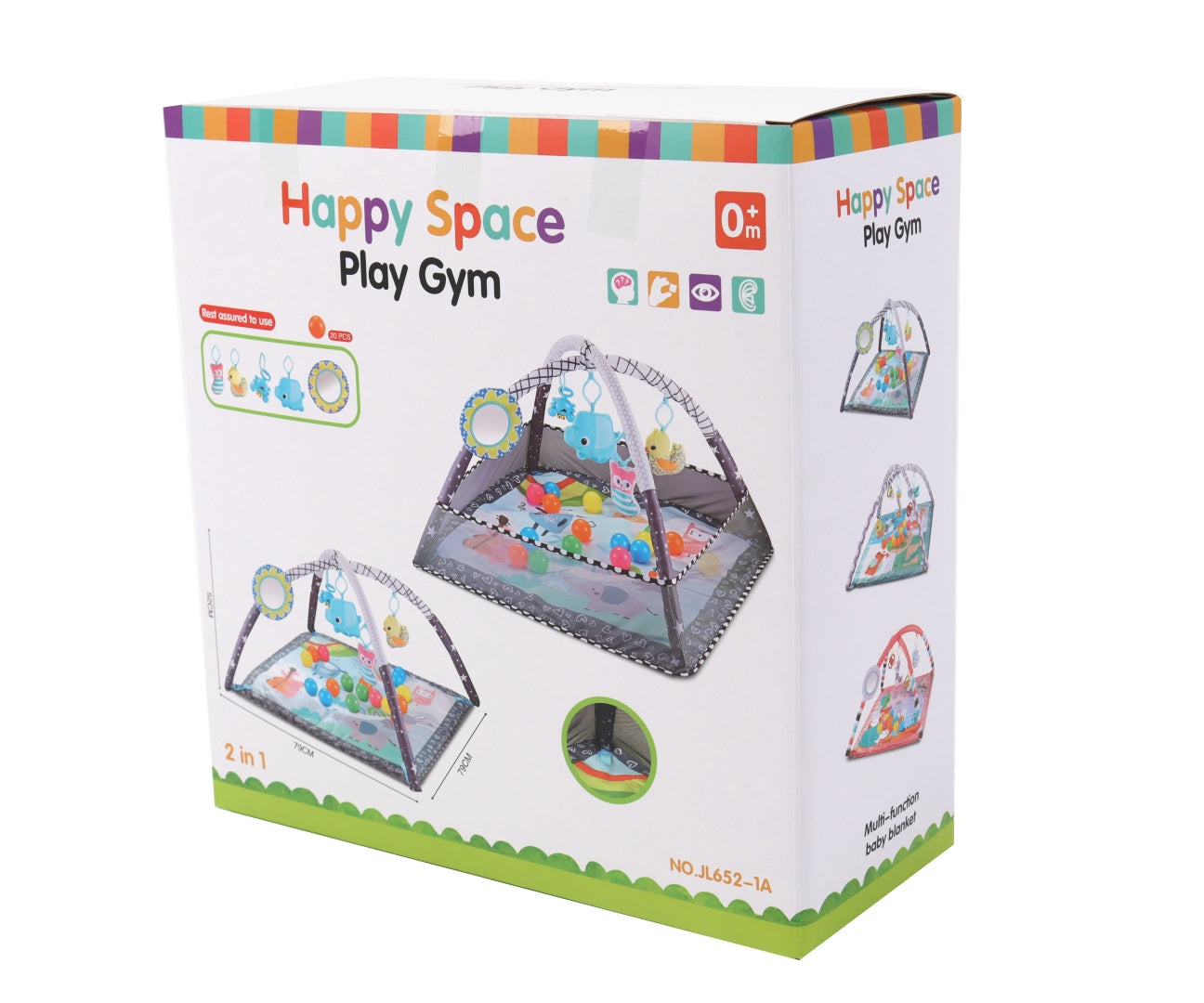 MILLY MALLY 6146 - TinyMini JL652-1A Mata edukacyjna 2w1 Kojec z piłeczkami