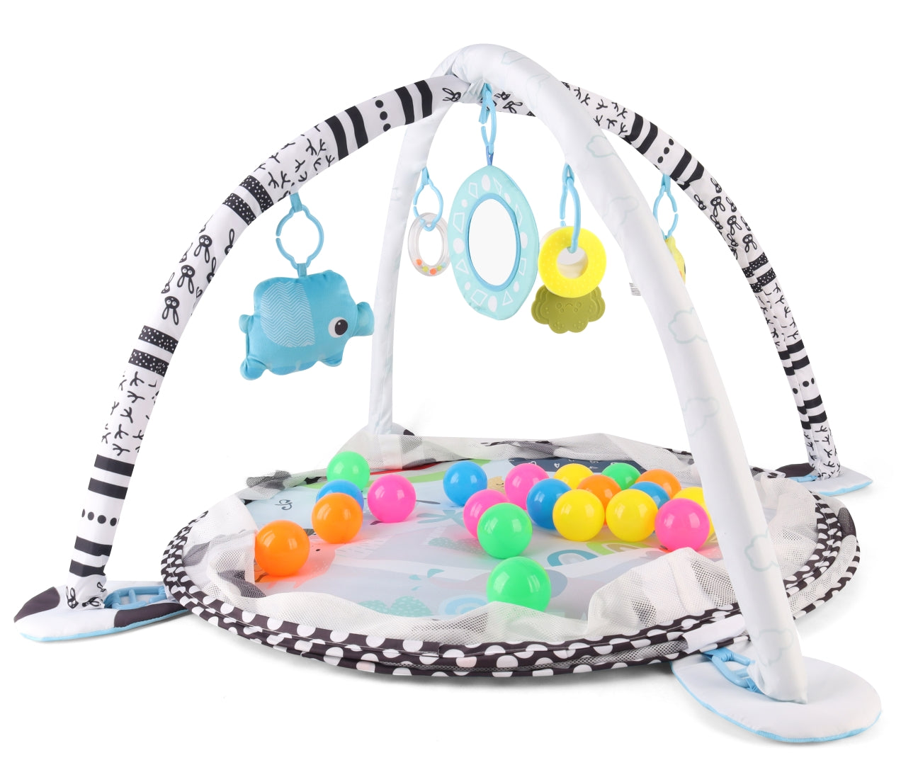 MILLY MALLY 6099 - TinyMini JL626-2D Mata edukacyjna 2w1 Basen z piłkami