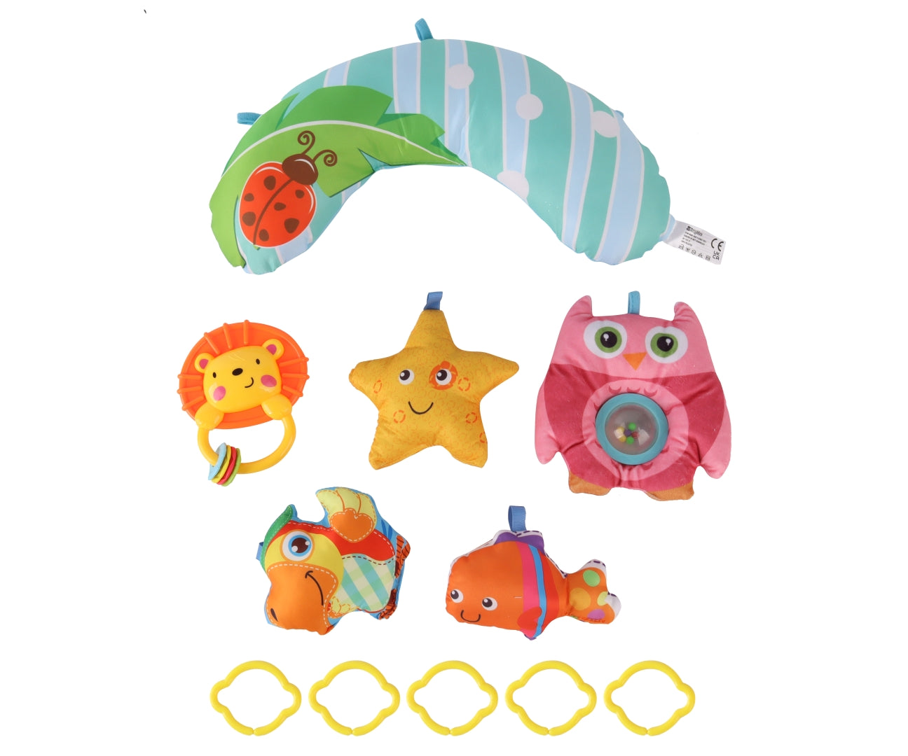 MILLY MALLY 6098 - TinyMini JL624-1D Mata edukacyjna Kolorowe zwierzątka