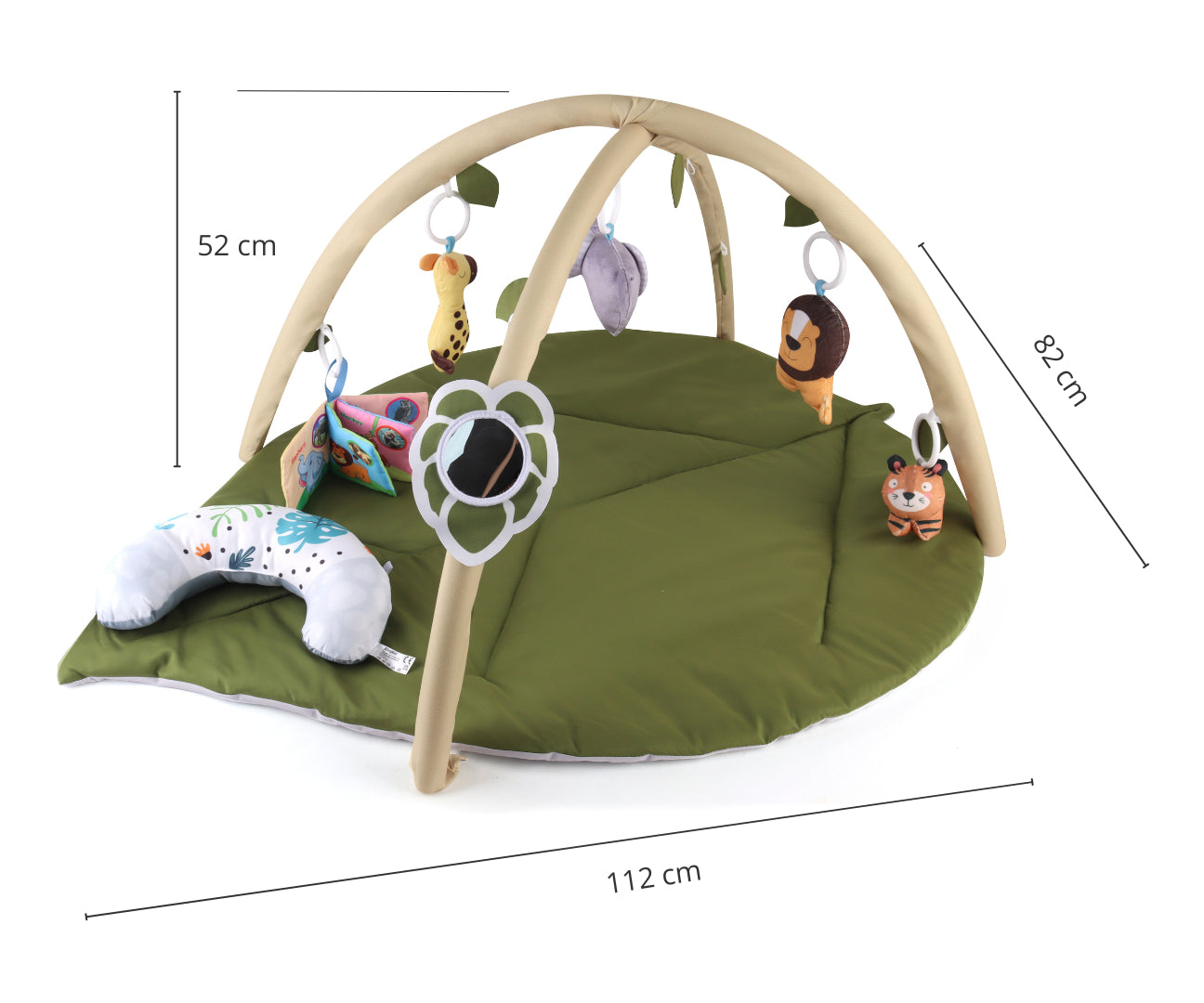 MILLY MALLY 6095 - TinyMini 353-1A Mata edukacyjna Liść