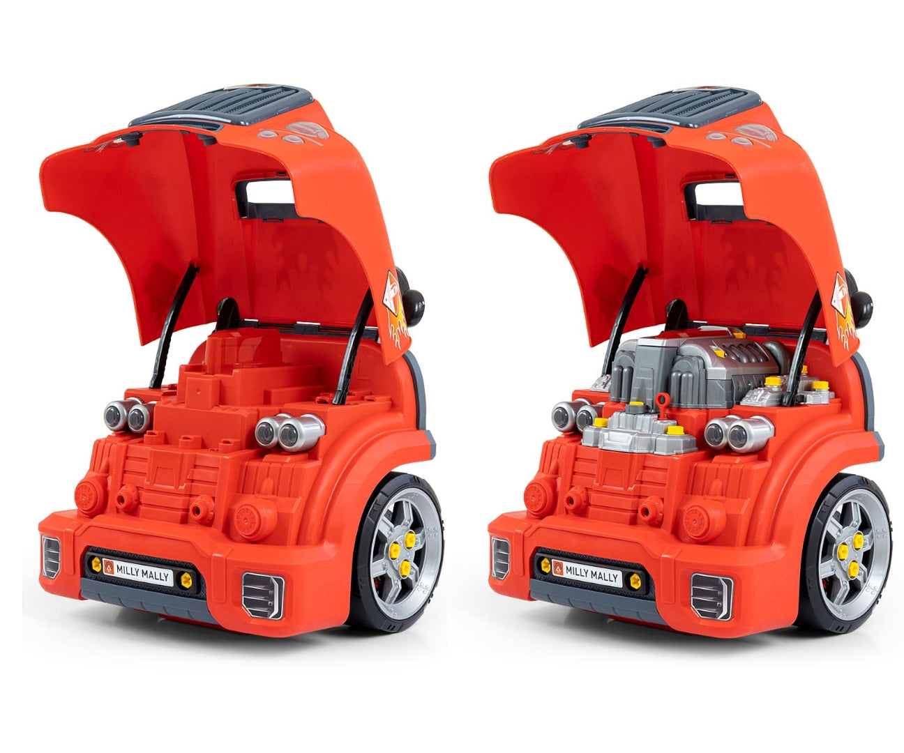 MILLY MALLY 6428 Silnik rozkręcalny N-gine Red