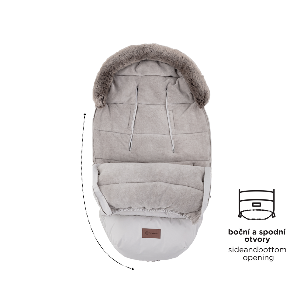 PETITE&MARS - Zimowy śpiworek Comfy 4w1