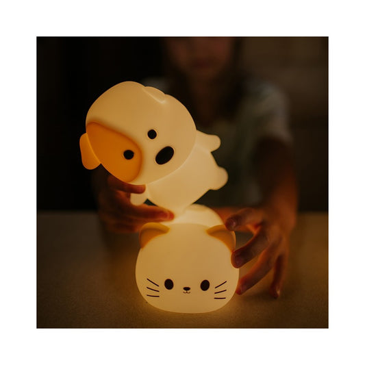 MARY'S MW61485 - Lampka nocna RGB z dźwiękiem Leniwy Piesek