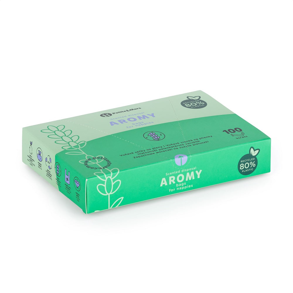 PETITE&MARS 306090 - AROMY Zapachowe woreczki z uchwytami na zużyte pieluchy