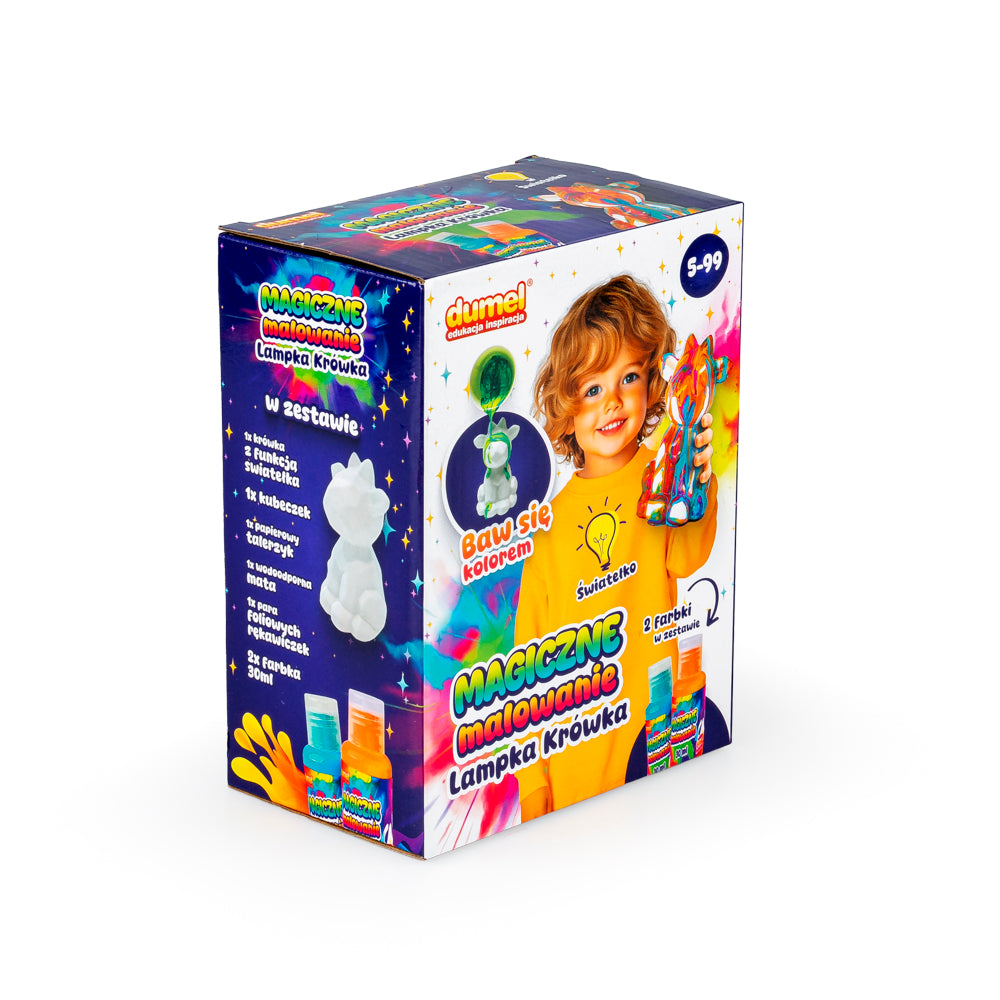 DUMEL DD 30618 - Magiczne malowanie - lampka krówka